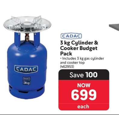 3 kg Cylinder & Cooker Budget Pack