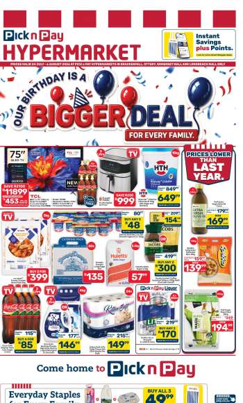 Pick n Pay catalogue  - 24/07/2026 - 06/08/2026.