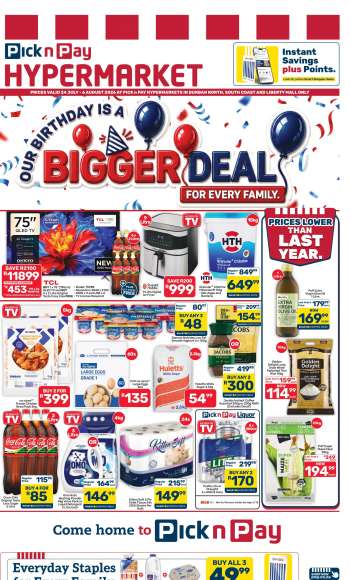 Pick n Pay catalogue  - 24/07/2026 - 06/08/2026.
