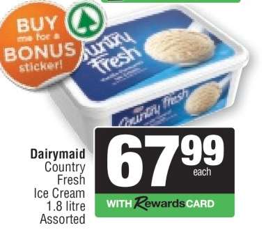 Dairymaid Country Fresh Ice Cream