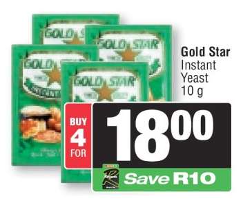 Gold Star Instant Yeast 10 g