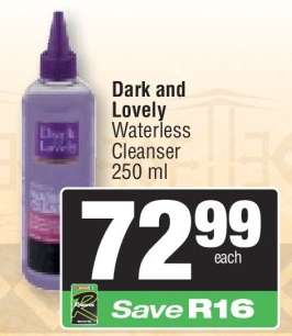 Dark and Lovely Waterless Cleanser 250 ml