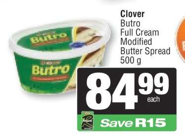 Clover Butro Full Cream Modified Butter Spread