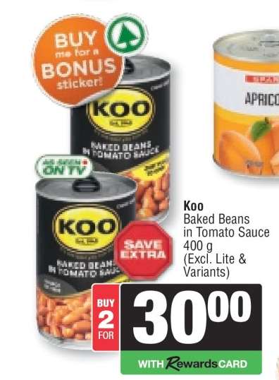 Koo Baked Beans in Tomato Sauce