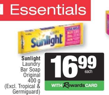 Sunlight Laundry Bar Soap Original
