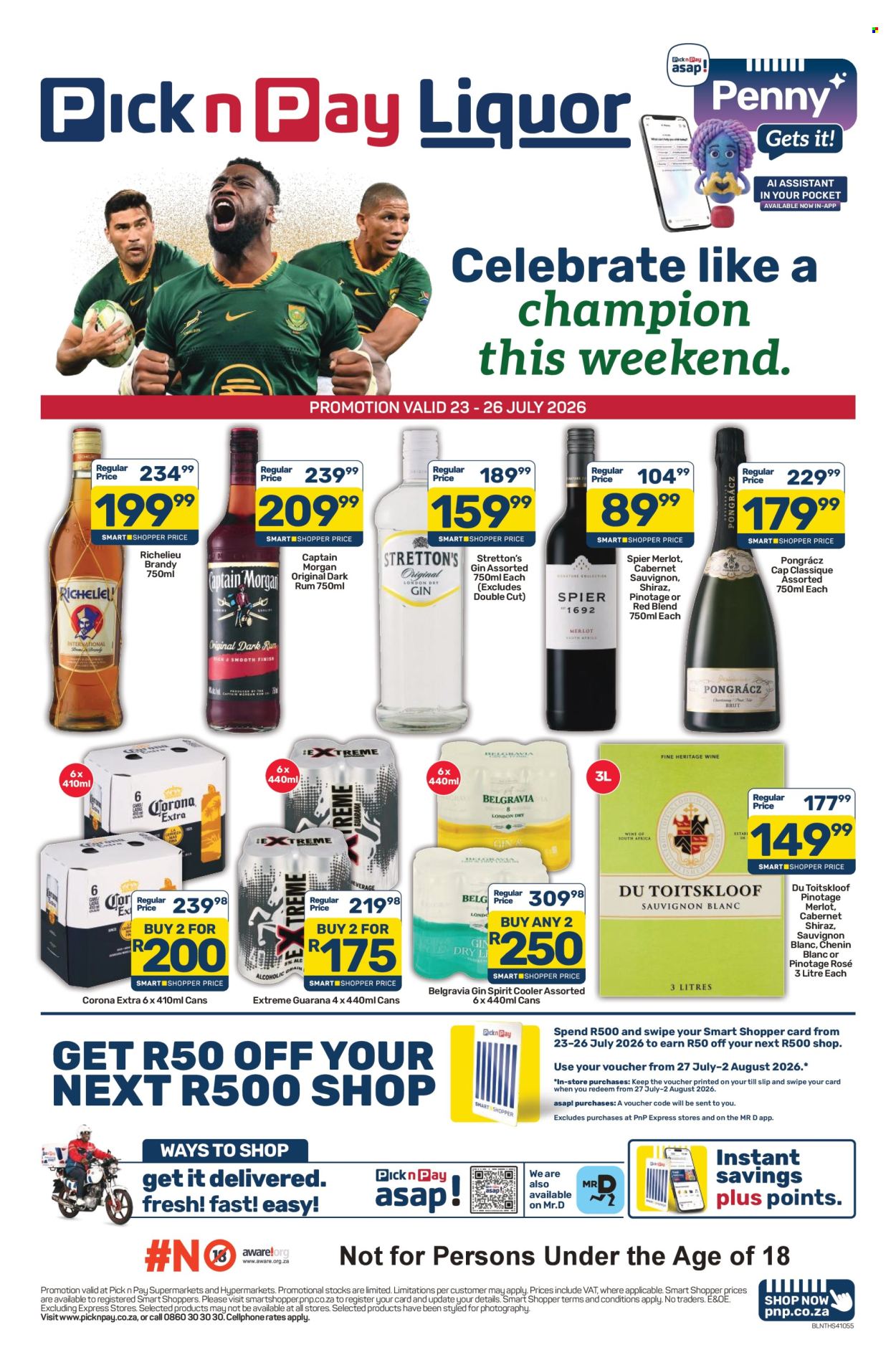 Pick n Pay specials - 23/07/2026 - 26/07/2026. Page 1
