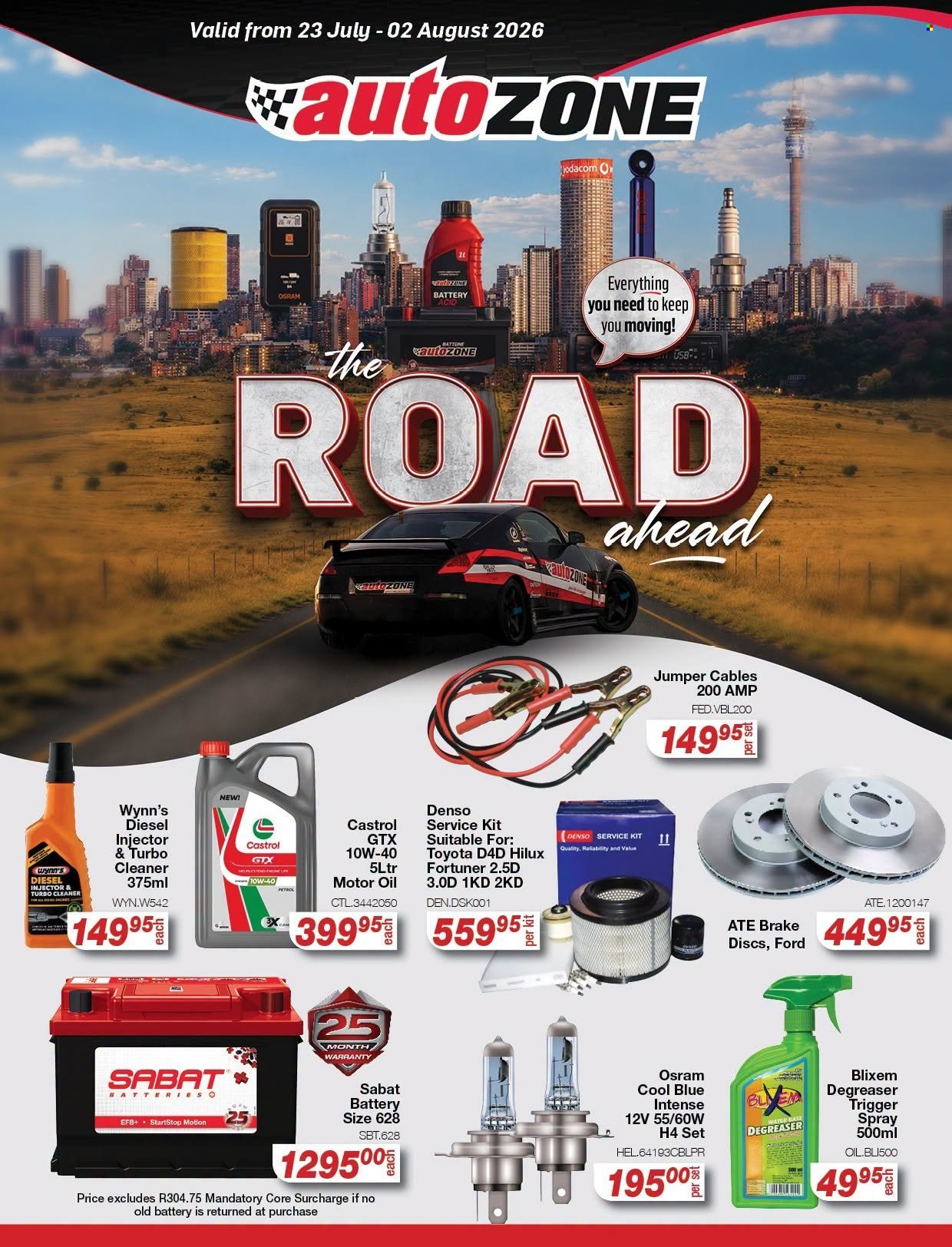 AutoZone specials - 23/07/2026 - 02/08/2026. Page 1
