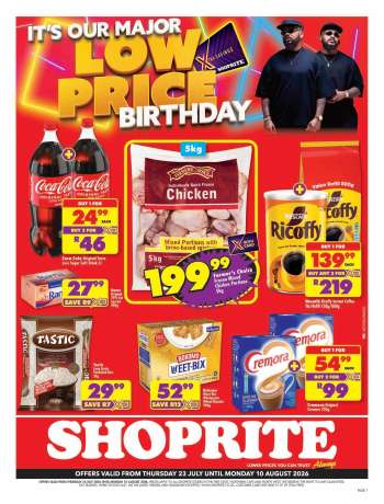 Shoprite catalogue  - 23/07/2026 - 10/08/2026.