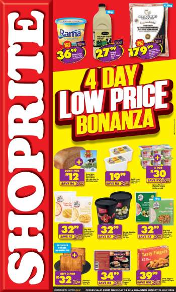 Shoprite catalogue  - 23/07/2026 - 26/07/2026.