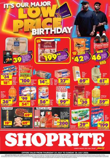 Shoprite catalogue  - 23/07/2026 - 26/07/2026.
