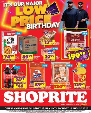 Shoprite catalogue  - 23/07/2026 - 10/08/2026.