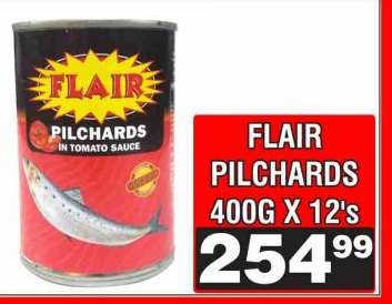 FLAIR PILCHARDS 400G X 12's