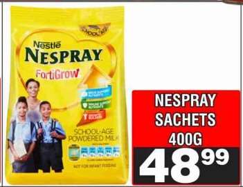 NESPRAY SACHETS 400G