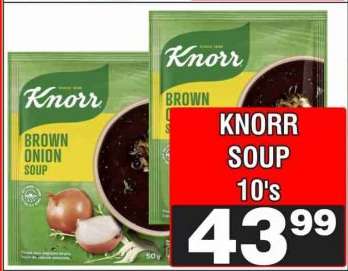 KNORR SOUP 10's