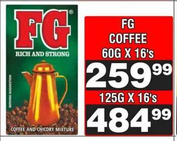 FG COFFEE 60G X 16's