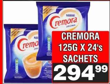 CREMORA 125G X 24's SACHETS