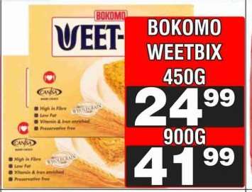 Bokomo Weetbix 450g