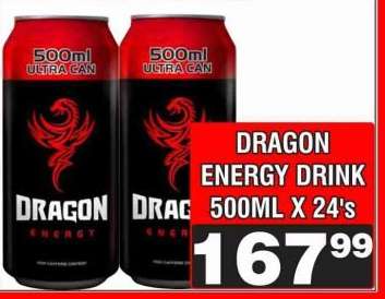 Dragon Energy Drink 500ml x 24's