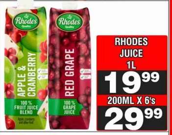 RHODES JUICE 1L