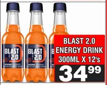 BLAST 2.0 ENERGY DRINK 300ML X 12's