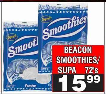 BEACON SMOOTHIES/SUPA 72's