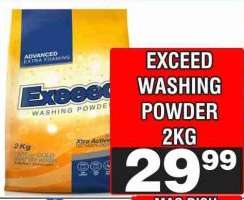 EXCEED WASHING POWDER 2KG
