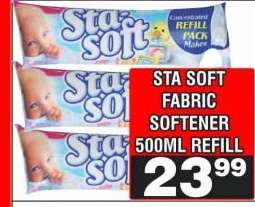 Sta Soft Fabric Softener 500ml Refill