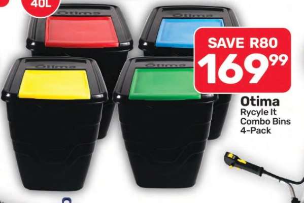 Otima Rycycle It Combo Bins 4-Pack