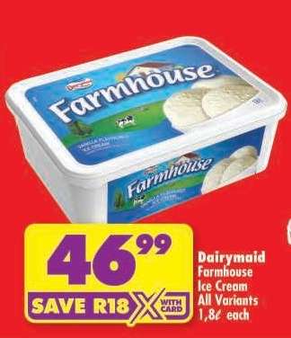DAIRYMAID FARMHOUSE ICE CREAM