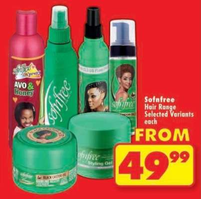 Sofnfree Hair Range