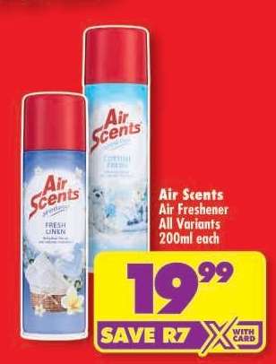 AIR SCENTS AIR FRESHENER