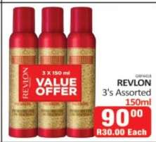 REVLON 3's Assorted