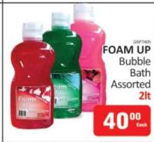 FOAM UP Bubble Bath Assorted