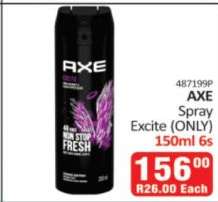 AXE Spray Excite (ONLY)