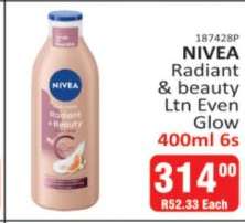 NIVEA Radiant & beauty Ltn Even Glow
