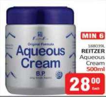 REITZER Aqueous Cream 500ml