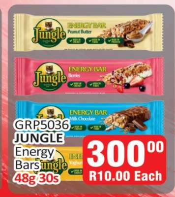 Jungle Energy Bars