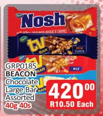 BEACON Chocolate Large Bar Assorted