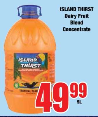 ISLAND THIRST Dairy Fruit Blend Concentrate