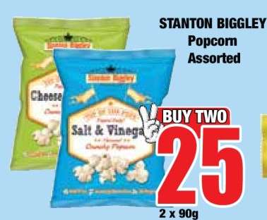 STANTON BIGGLEY Popcorn Assorted