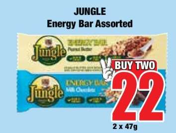 Jungle Energy Bar Assorted