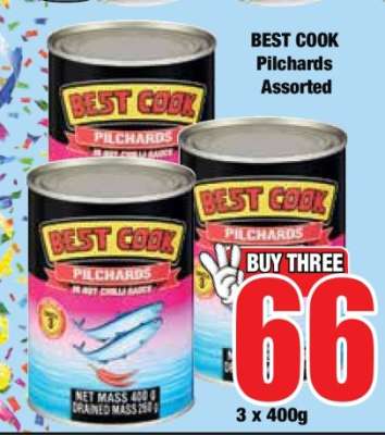 BEST COOK Pilchards Assorted