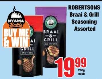 ROBERTSONS Braai & Grill Seasoning Assorted