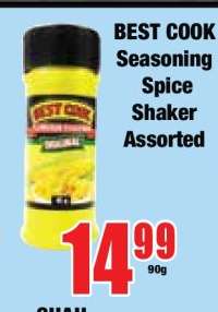 BEST COOK Seasoning Spice Shaker Assorted