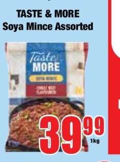TASTE & MORE Soya Mince Assorted