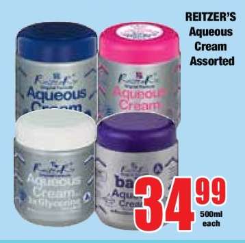 REITZER’S Aqueous Cream Assorted