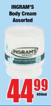 INGRAM’S Body Cream Assorted
