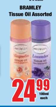 BRAMLEY Tissue Oil Assorted