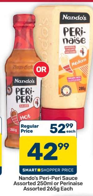 Nando's Peri-Peri Sauce or Perinaise