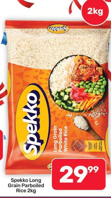 Spekko Long Grain Parboiled Rice-2Kg